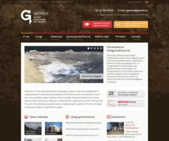 Geotest.pl(Audyty środowiskowe) Screenshot