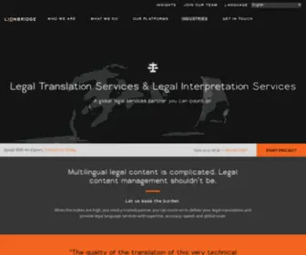 Geotext.com(Legal translation services & legal interpreting services) Screenshot