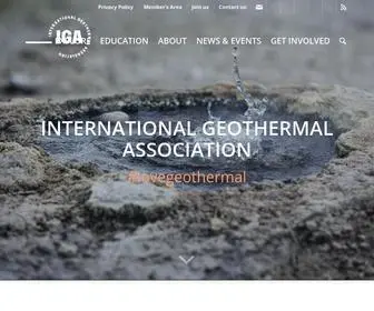 Geothermal-Energy.org(The International Geothermal Association (IGA)) Screenshot