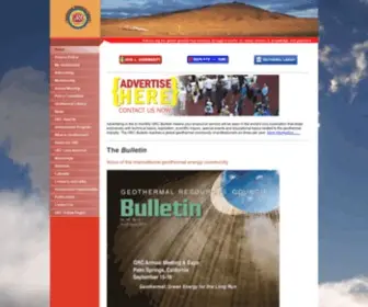 Geothermal.org(The Geothermal Resources Council (GRC)) Screenshot