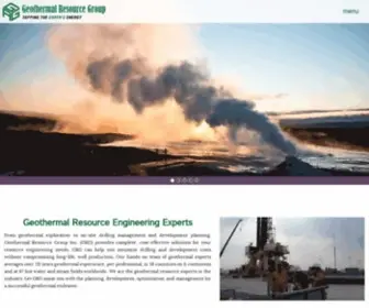 Geothermalresourcegroup.com(Geothermal Resource Group) Screenshot