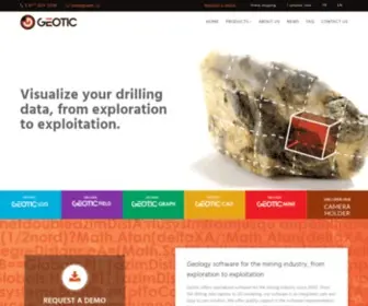Geotic.ca(Geological Logging Simplified) Screenshot