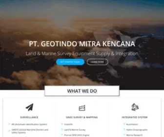 Geotindo.com(Geotindo Mitra Kecana) Screenshot