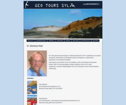 Geotourssylt.de(Geologie) Screenshot