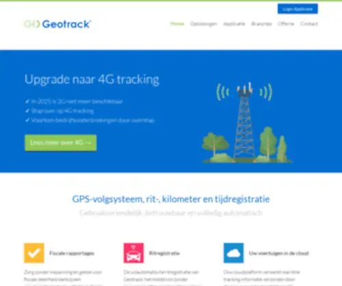 Geotrack.nl(GPS-Volgsysteem, rit) Screenshot