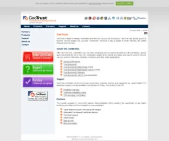 Geotrust.nl(SSL Certificates from a Leading Certificate Authority) Screenshot