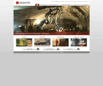 Geovita.cl(Portada) Screenshot