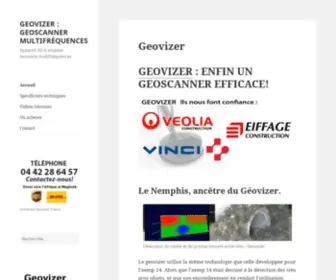 Geovizer.fr(GEOSCANNER MULTIFRÉQUENCES) Screenshot