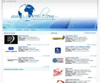 Geovoile.com(Géovoile) Screenshot