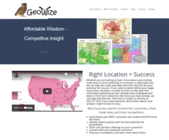 Geowize.com(Home) Screenshot