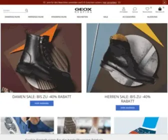 Geox-Shop.de(Geox Online Shop) Screenshot