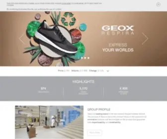 Geox.biz(Geox Group) Screenshot