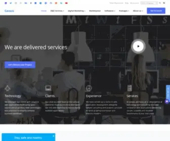 Geoxis.co(Website Designing and Software Development Company) Screenshot