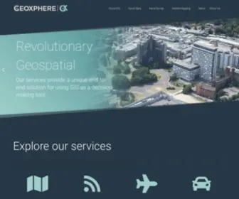 Geoxphere.com(Revolutionary Cloud GIS and Survey Services with XMAP and XCAM) Screenshot