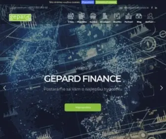 Gepardfinance.sk(Gepard Finance) Screenshot