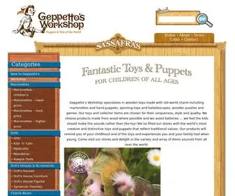 Geppettosworkshop.com.au(Geppetto's Workshop) Screenshot