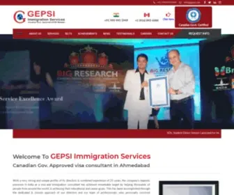 Gepsi.com(Best Student Visa Consultant in Ahmedabad) Screenshot