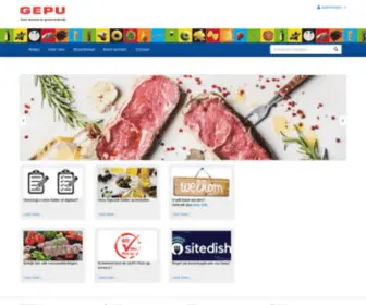 Gepu.nl(GEPU Voor horeca en Grootverbruik) Screenshot