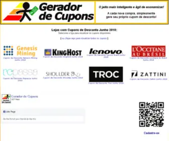 Geradordecupons.com.br(▷ Gerador de Cupons de Desconto) Screenshot