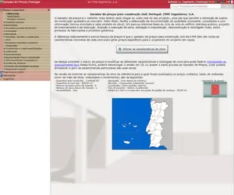 Geradordeprecos.info(Gerador de preços para construção civil) Screenshot