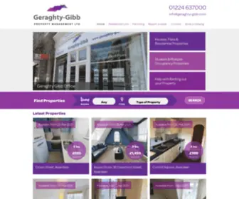 Geraghty-Gibb.co.uk(Property Management Aberdeen) Screenshot