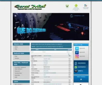 Geraimidi.com(Pro Keyboard Style & Midi Sequencer) Screenshot
