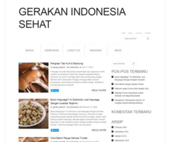 Gerakanindonesiasehat.id(Gerakan Indonesia Sehat) Screenshot