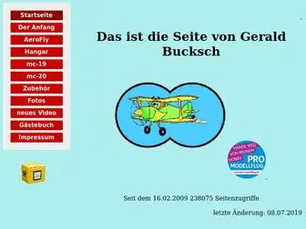 Gerald-Bucksch.de(Homepage von Gerald Bucksch) Screenshot