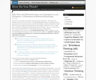 Geraldguild.com(An exploration of human thought) Screenshot