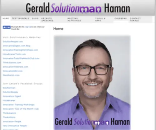 Geraldhaman.com(The Solutionman) Screenshot