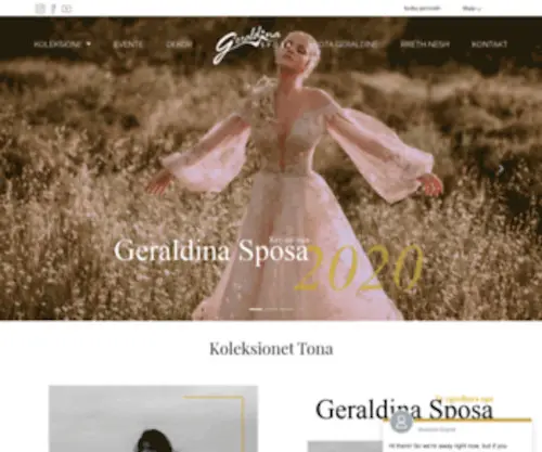 Geraldinasposa.com(Ne jemi këtu që nga 3 Qershori 1995) Screenshot