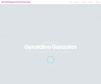 Geraldinegonzales.com(Geraldine Gonzales) Screenshot