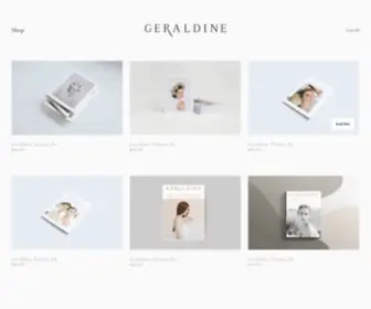 Geraldinemagazine.com(Wedding Publication) Screenshot