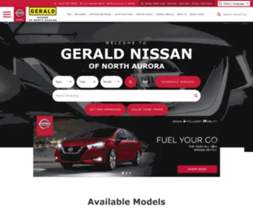 Geraldnissannorthaurora.com(New & Used Nissan) Screenshot