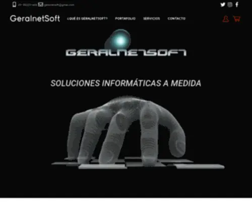 Geralnetsoft.com(Inicio) Screenshot