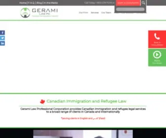 Geramilaw.com(Gerami Law PC) Screenshot