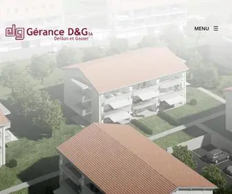 Gerancedg.com(Gérance D&G SA) Screenshot