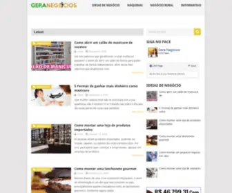 Geranegocios.com(Gera Negócios) Screenshot