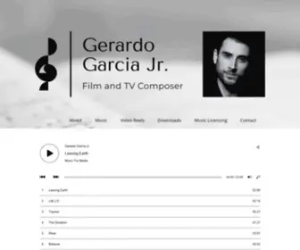 Gerardogarciamusic.com(Gerardo Garcia Jr) Screenshot