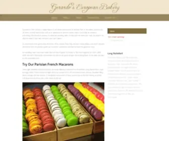 Gerardoseuropeanbakery.com(Gerardo's European Bakery) Screenshot