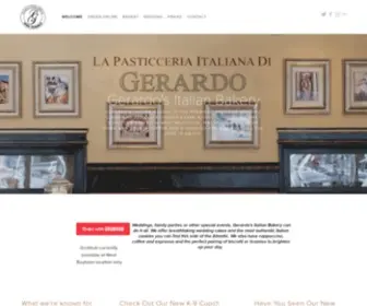 Gerardositalianbakery.com(Gerardo's Italian Bakery) Screenshot