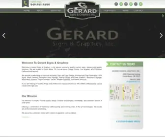 Gerardsigns.com(Gerard Signs) Screenshot