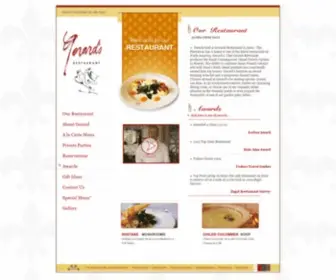 Gerardsmaui.com(French food at Gerards Restaurant in Maui) Screenshot