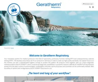 Geratherm-Respiratory.com(Geratherm Respiratory) Screenshot