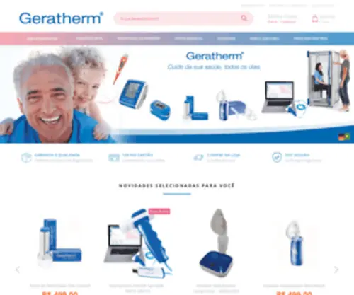 Geratherm.com.br(Geratherm Medical Diagnostic Systems) Screenshot