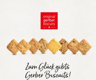 Gerberbiscuits.ch(Urschweizerisch gut) Screenshot