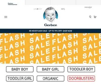 Gerberchildrenswear.com(Baby Clothing) Screenshot