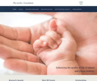 Gerberfoundation.org(The Gerber Foundation) Screenshot