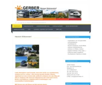 Gerberreisen.ch(Gerber Reisen) Screenshot