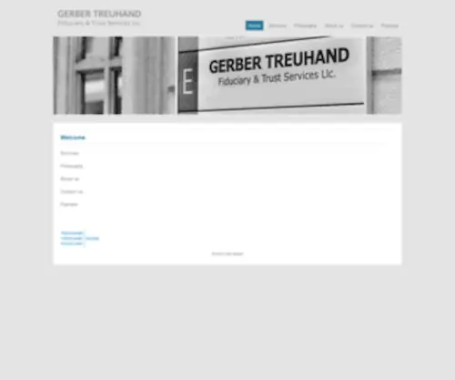 Gerbertreuhand.com(GERBER TREUHAND) Screenshot